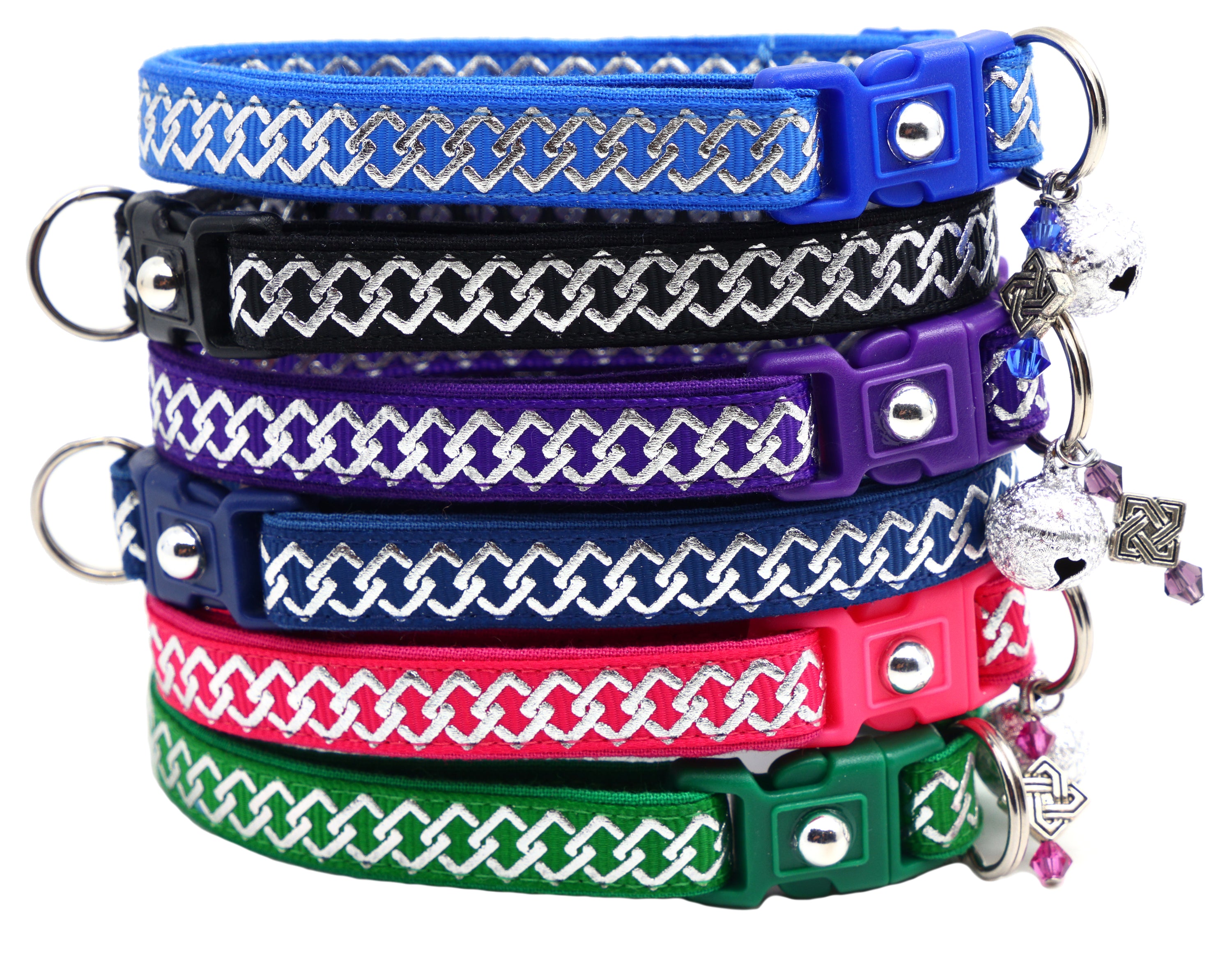 Main Silver Knots Cat Collar image